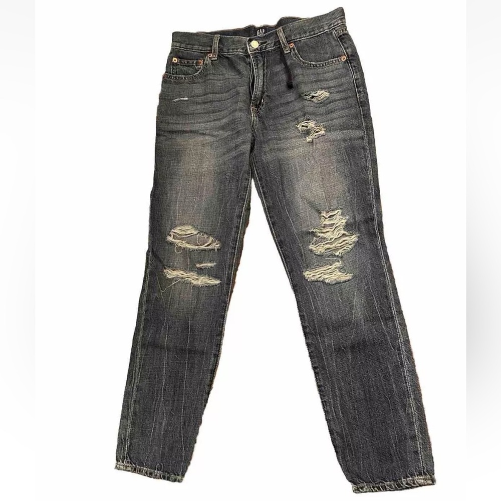 Gap denim Size 27 NWOT Best Girlfriend Med Wash Cotton Blend Jeans Normcore